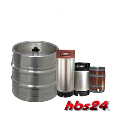 Pressure vessel keg + accessories + CO2 by hbs24